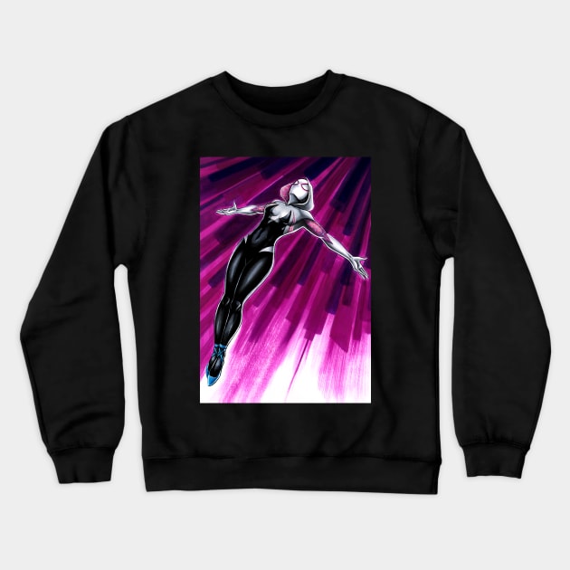 Spider-Gwen - Into the Spider-Verse Crewneck Sweatshirt by Jomeeo